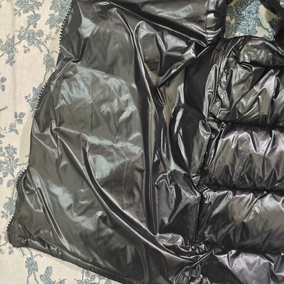 Moncler Black Concealable Hooded Vest - Picture 2 of 11